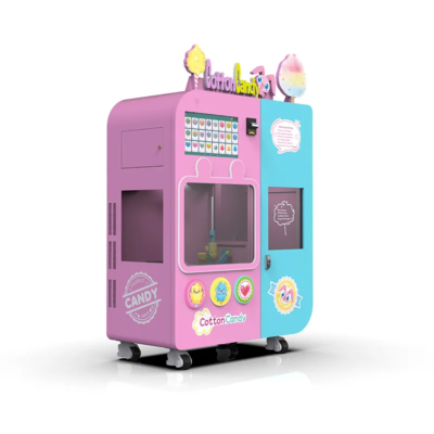 Automatic Cotton Candy Robot Electric Sugar Cotton Candy Floss Vending ...